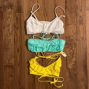 Swim tops Hollister and Gilly Hicks